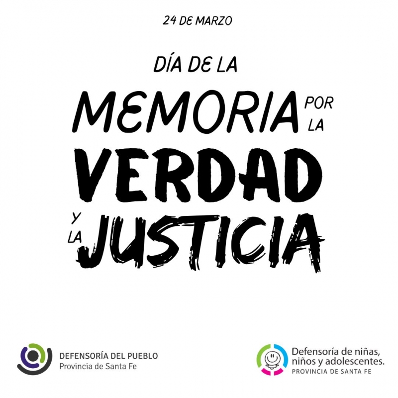 24 de Marzo: Día de la Memoria, Verdad y Justicia 